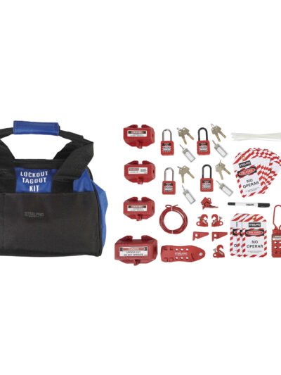 Kit lock out tag out personal contratista, Steelpro