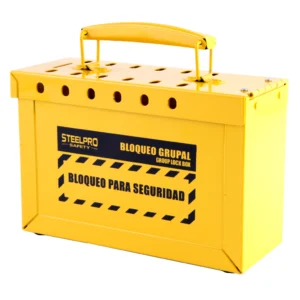Caja de bloqueo grupal, Steelpro
