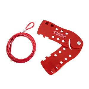 Bloqueo multiple con cable de acero 5-2mm, Steelpro