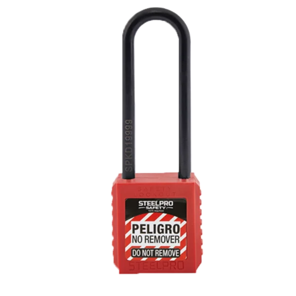 Candado x10 dielectrico long, Steelpro
