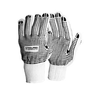 Guante de hilo con puntos de PVC, Steelpro