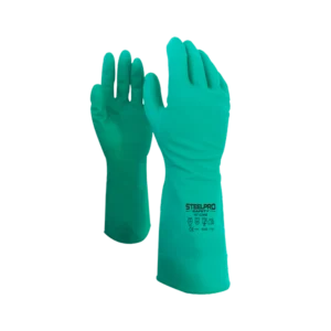 Guante nitrilo 18"-22MIL, Steelpro