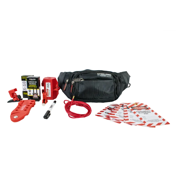 Kit bloqueo y etiquetado para electricista, Steelpro