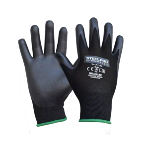 Multiflex poliester nitrilo Foam black, Steelpro