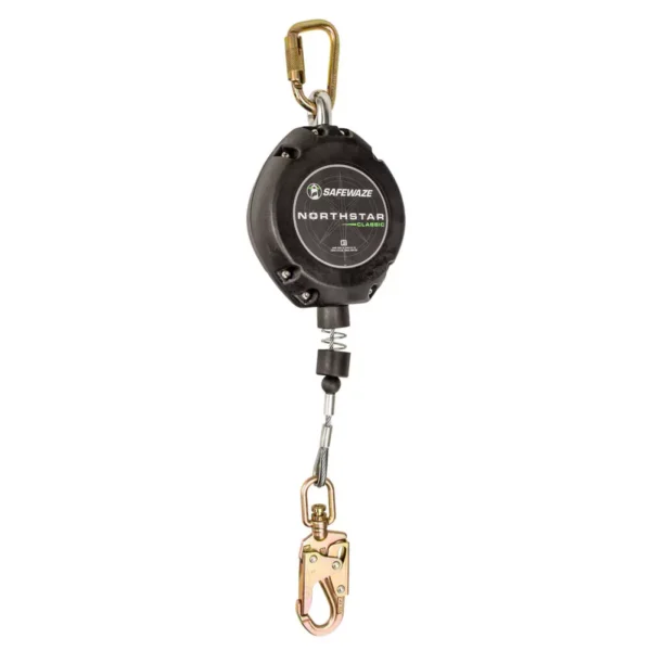 Block Retractil Safewaze Cable De Acero 30' Fs-Fsp1230-G
