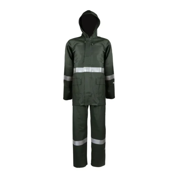 Traje Pu Verde Con Jardinera - Image 3
