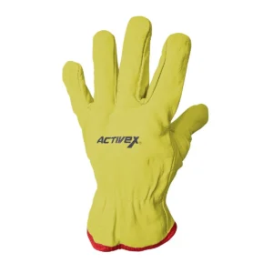 Guante Activex Operador Cabritilla Amarillo Sin Forro