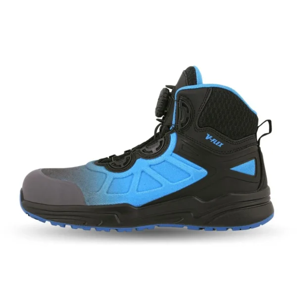 Botin VFlex Thinsulate V93 Negro-Azul Con Boa - Image 3
