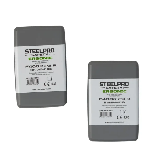 ERGONIC FILTRO F400R P3 R PARTICULAS PAR, Steelpro