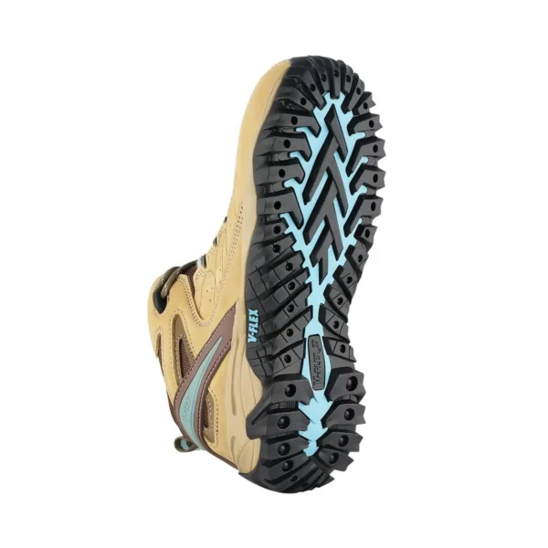 Botin VFlex V1 Mujer Celeste-Caf? - Image 5