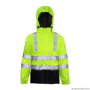 Parka Termica Alpine Amarillo fluor-Azul