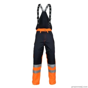 Pantalon/Jardinera A Zero Alpine Naranja/Azul Thinsulate