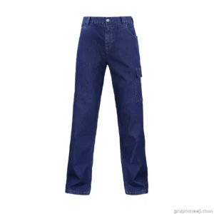 Pantalon Mezclilla Ignifugo Absolute Fire Azul