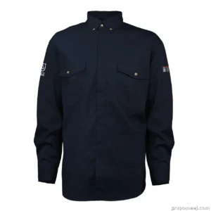 Camisa Ignifuga Absolute Fire Antiestatico FRST NFPA 13034 Azul Marino