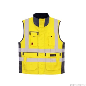 Chaleco Geologo Ignifugo Absolute Fire FRSVT NFPA 13034 Amarillo