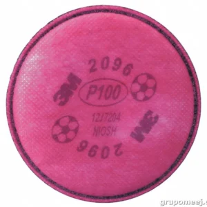 Filtro 2096, P 100 niveles molestos de gases ácidos