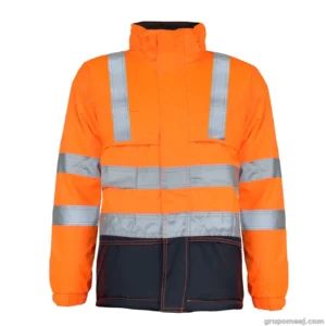 Parka Termica A Zero Alpine Naranja/Azul Thinsulate