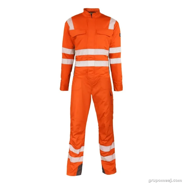 Overol Ignifugo Absolute Fire Antiest. FRCT NFPA 13034 Naranjo/Gris