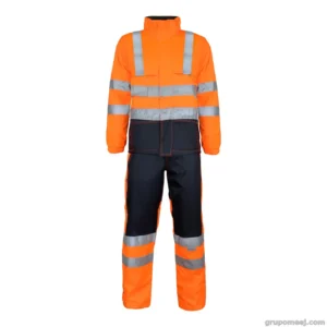 Traje Termico A Zero Alpine Naranja/Azul Thinsulate