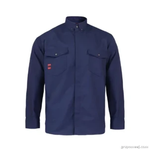 Camisa Ignifuga Antiestatico Frst Nfpa 13034 Azul Marino