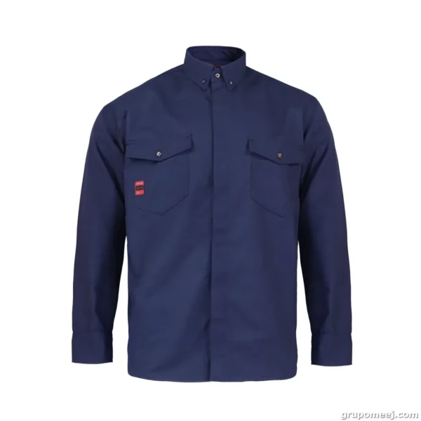 Camisa Ignifuga Antiestatico Frst Nfpa 13034 Azul Marino