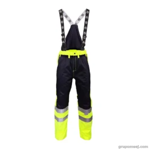 Pantalon-Jardinera Alpine Amarillo-Azul