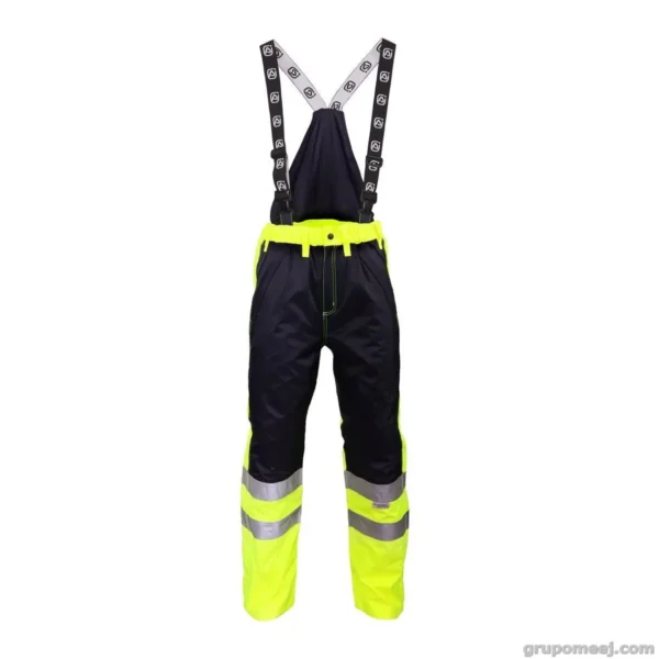 Pantalon-Jardinera Alpine Amarillo-Azul